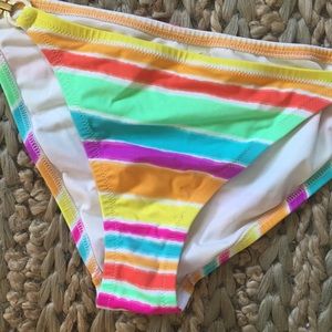 VS bright stripped bikini bottoms